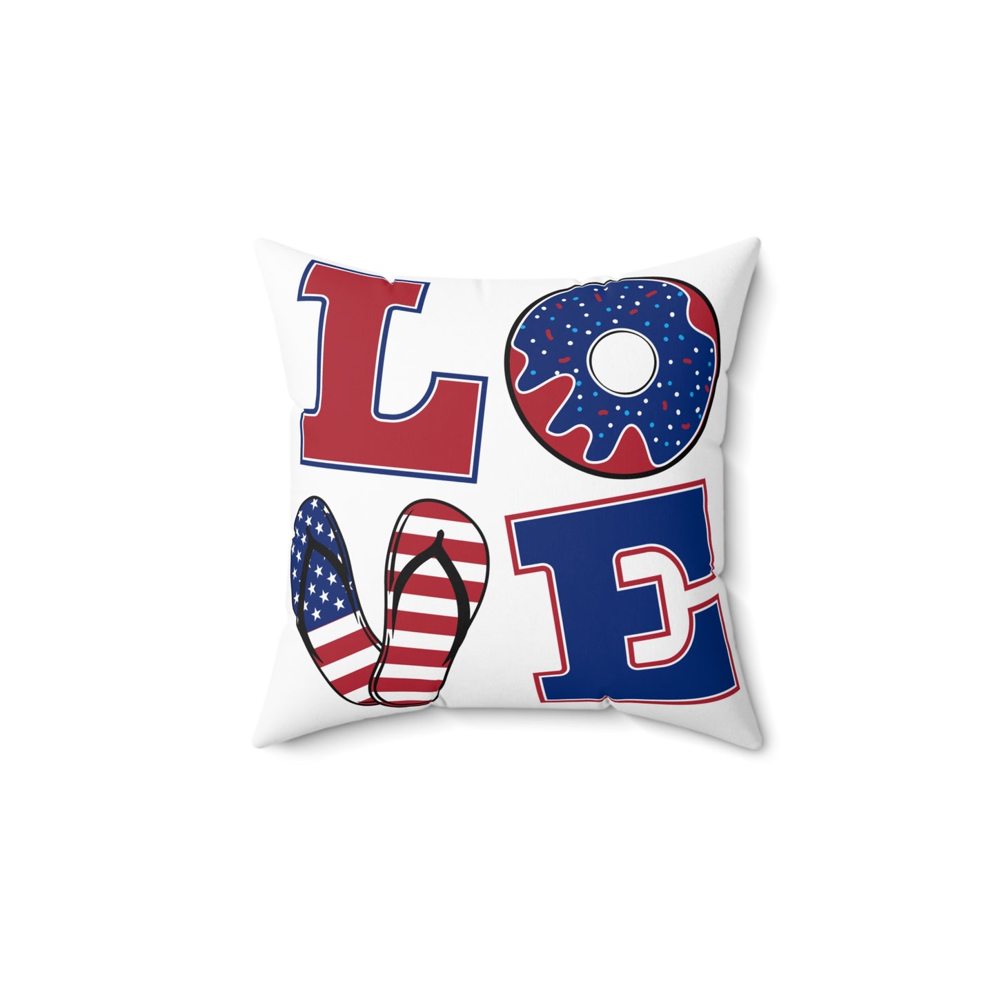 Spun Polyester Square Pillow