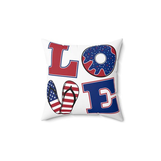Spun Polyester Square Pillow