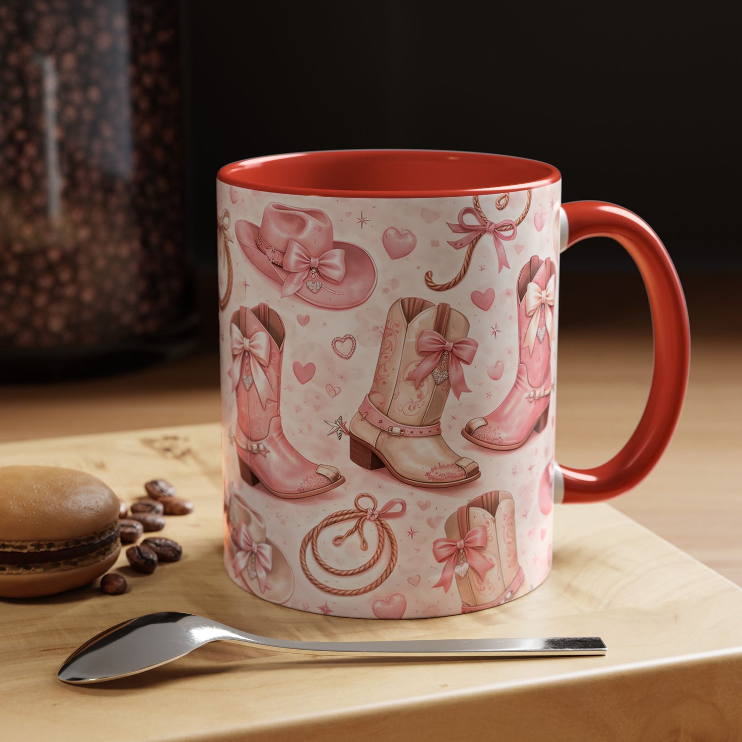 Pink Cowgirl Boot Mug