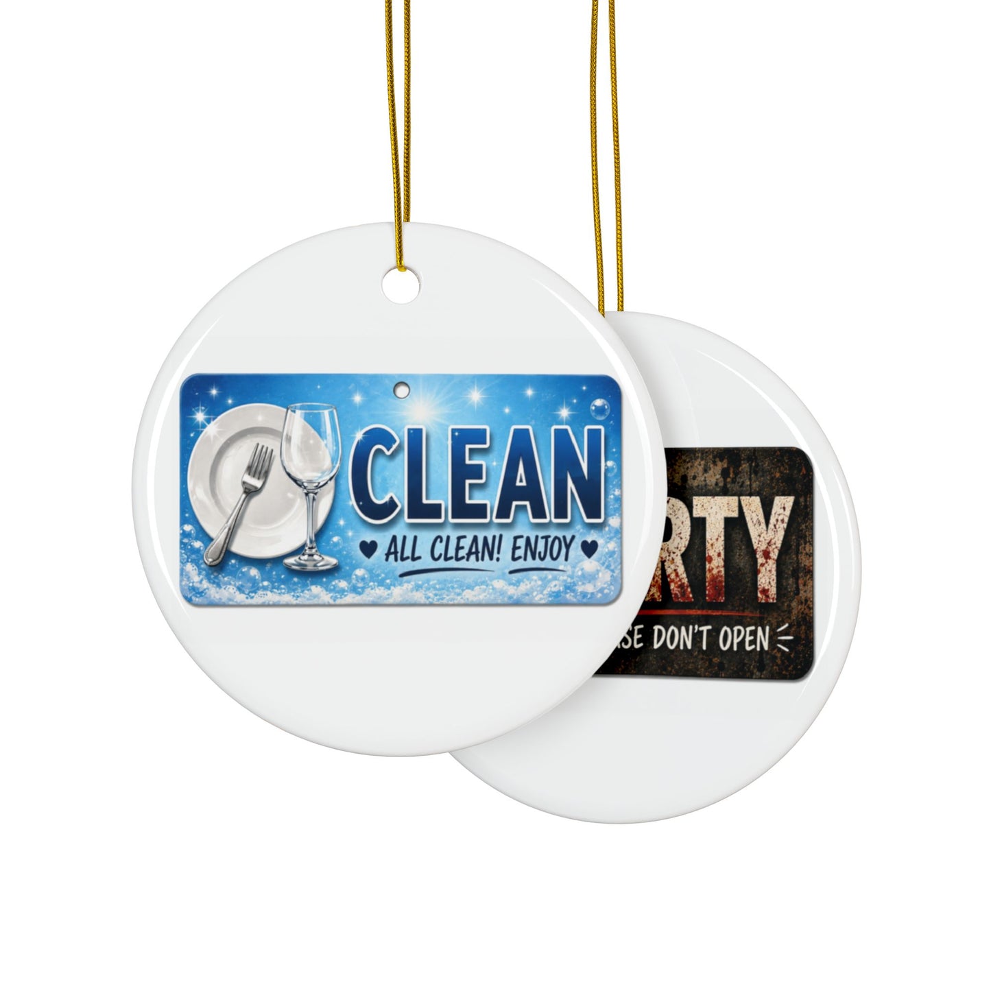 Clean/Dirty sign for dishwasher