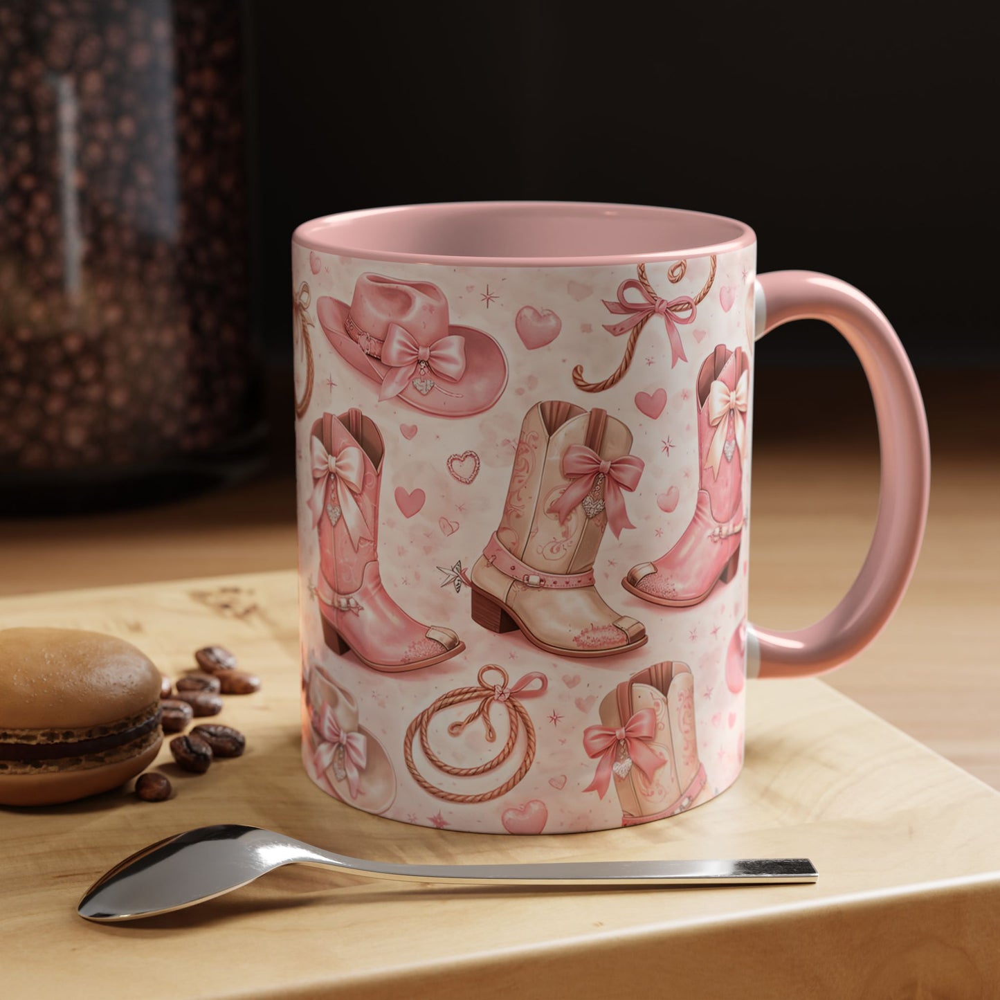Pink Cowgirl Boot Mug