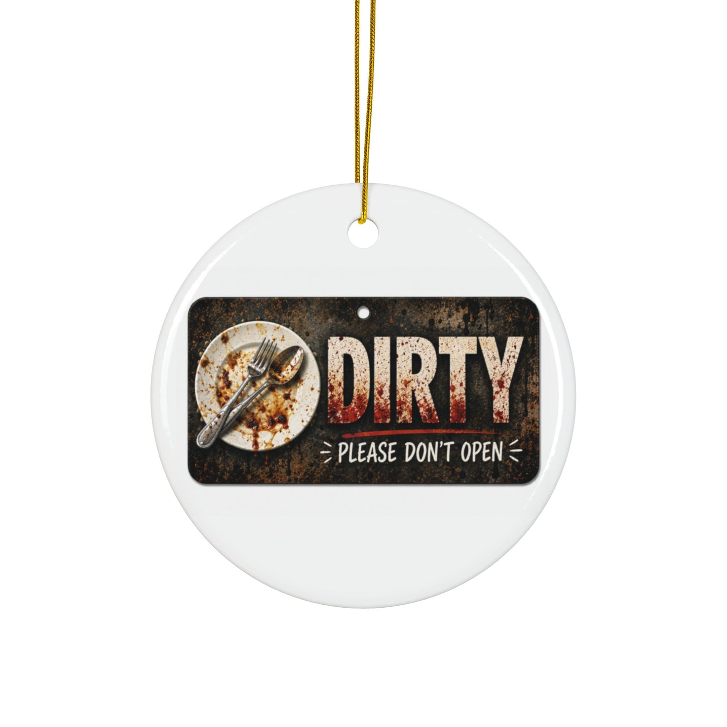 Clean/Dirty sign for dishwasher