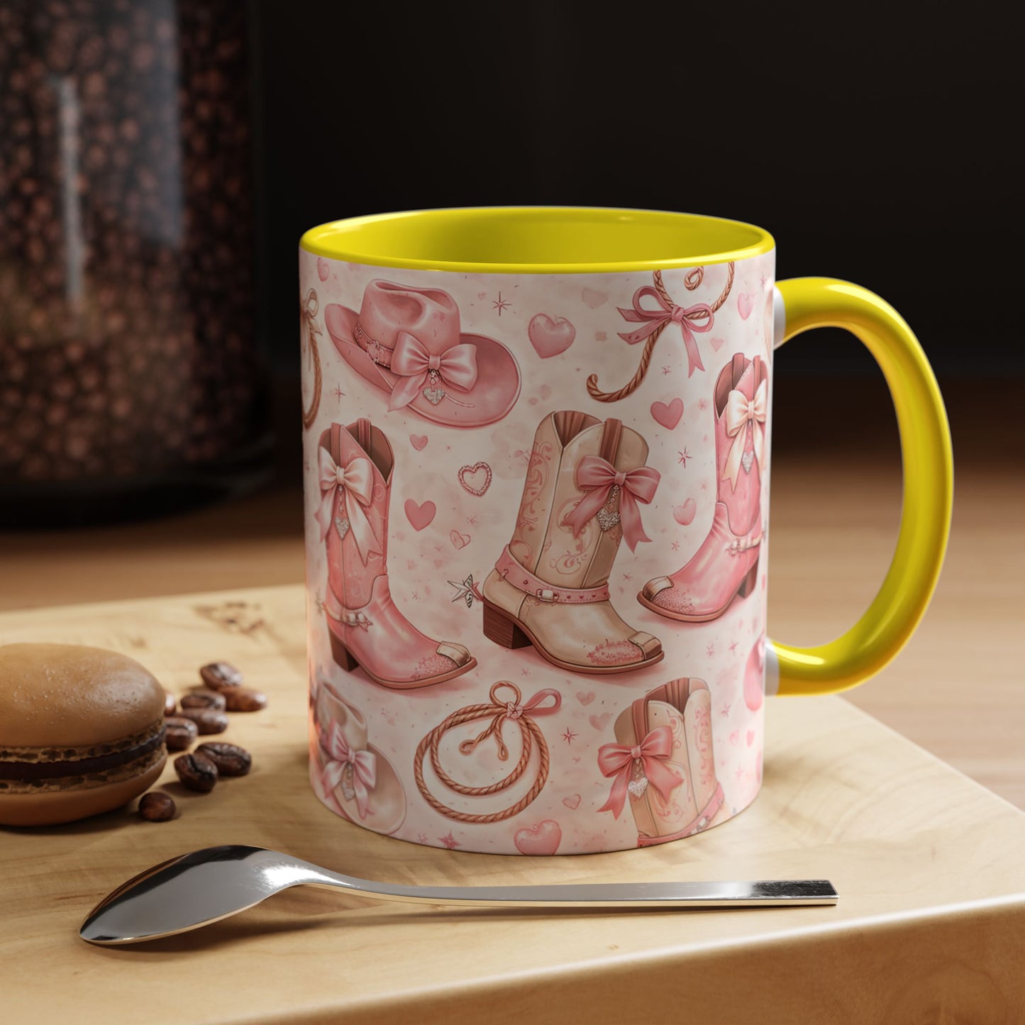 Pink Cowgirl Boot Mug