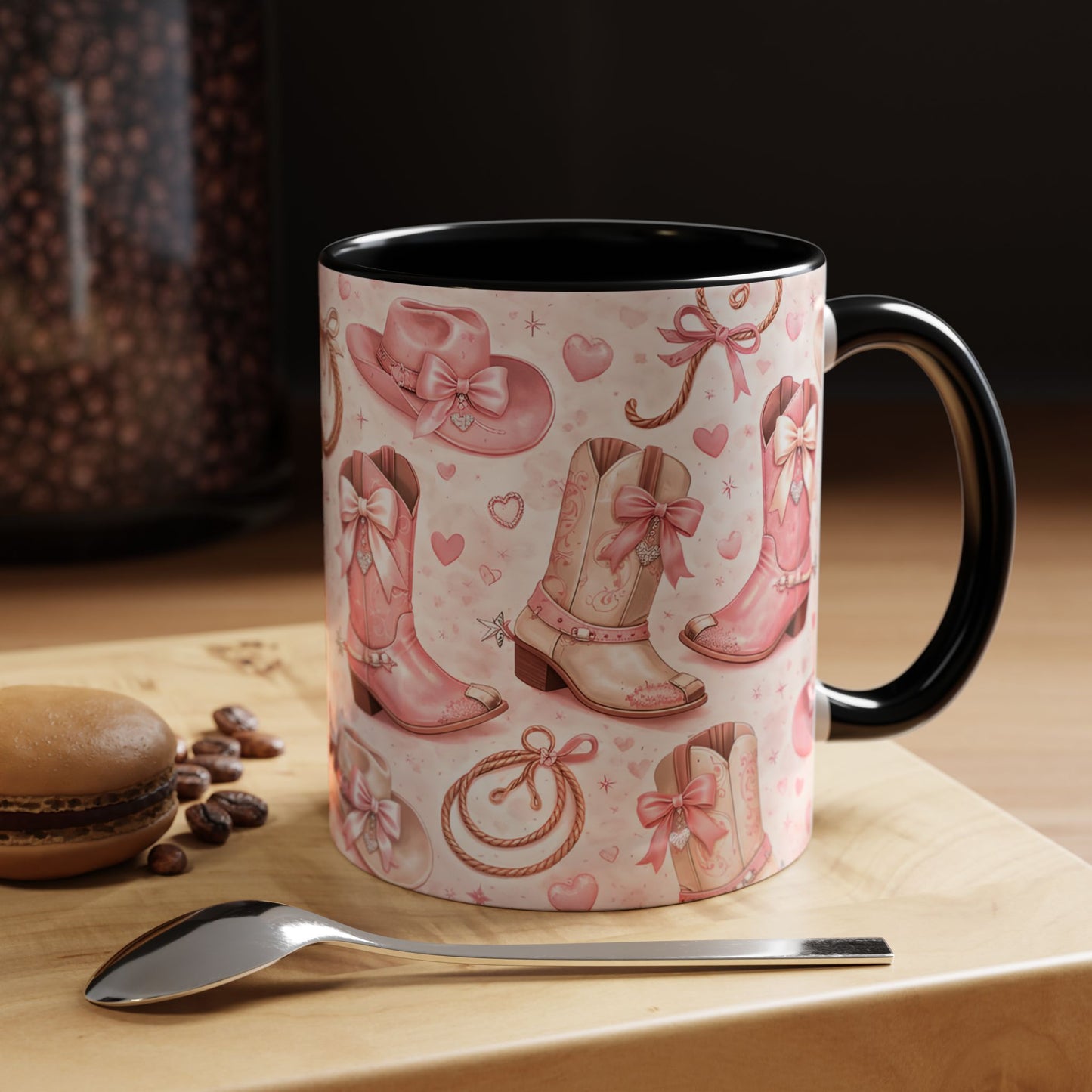 Pink Cowgirl Boot Mug