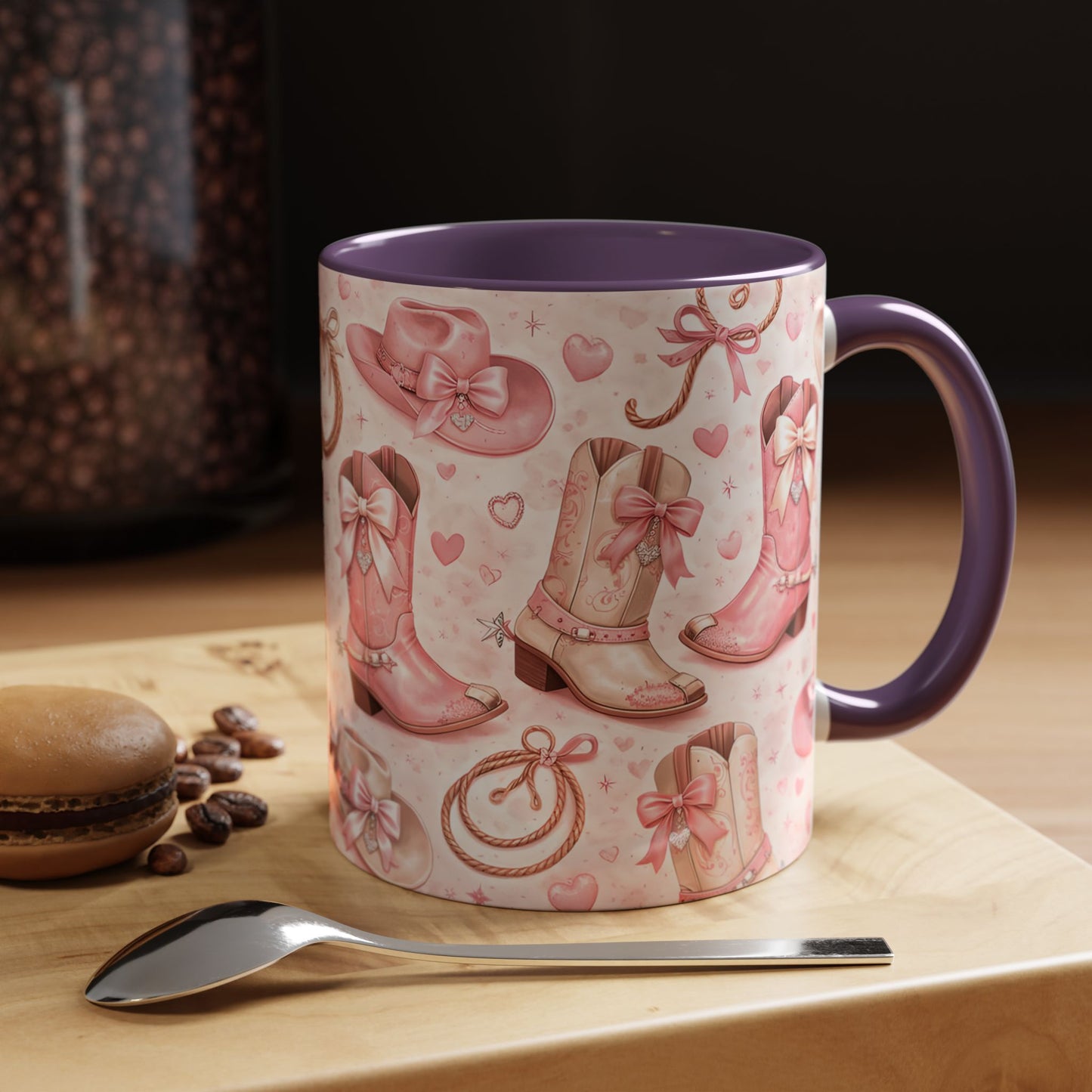 Pink Cowgirl Boot Mug