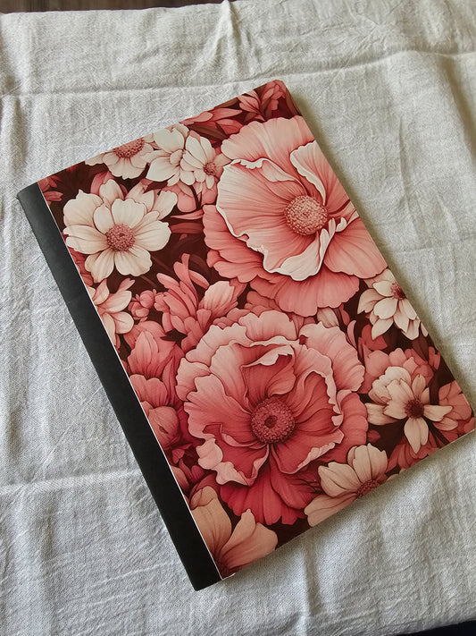 Pink Floral Notebook