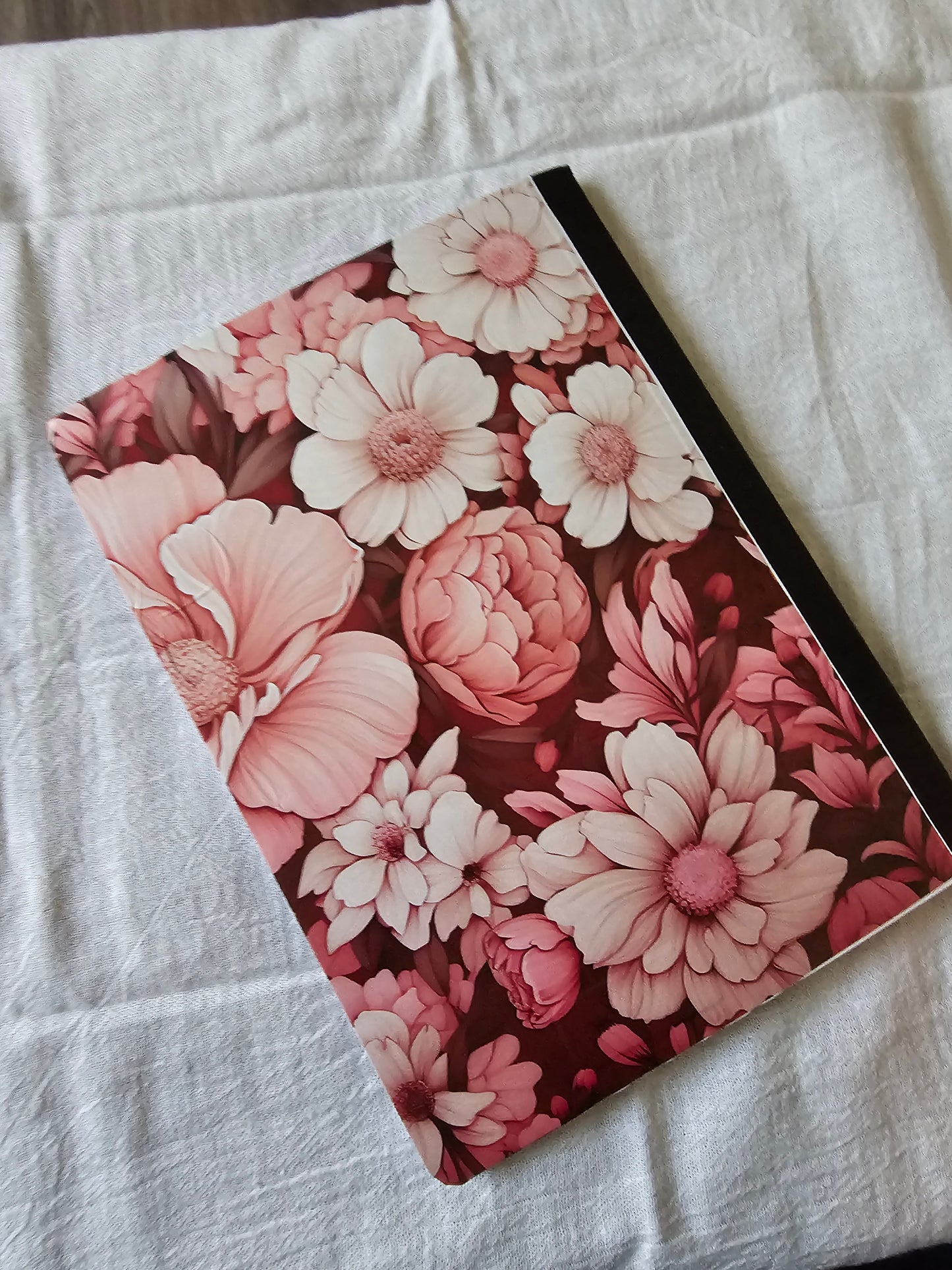 Pink Floral Notebook