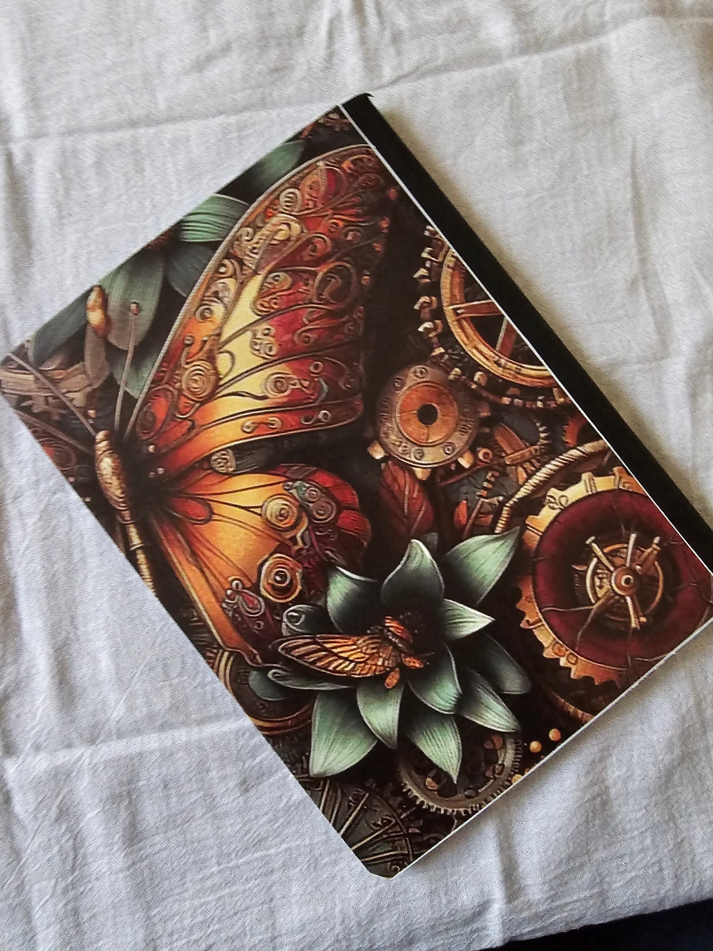 Butterfly timepiece notebook