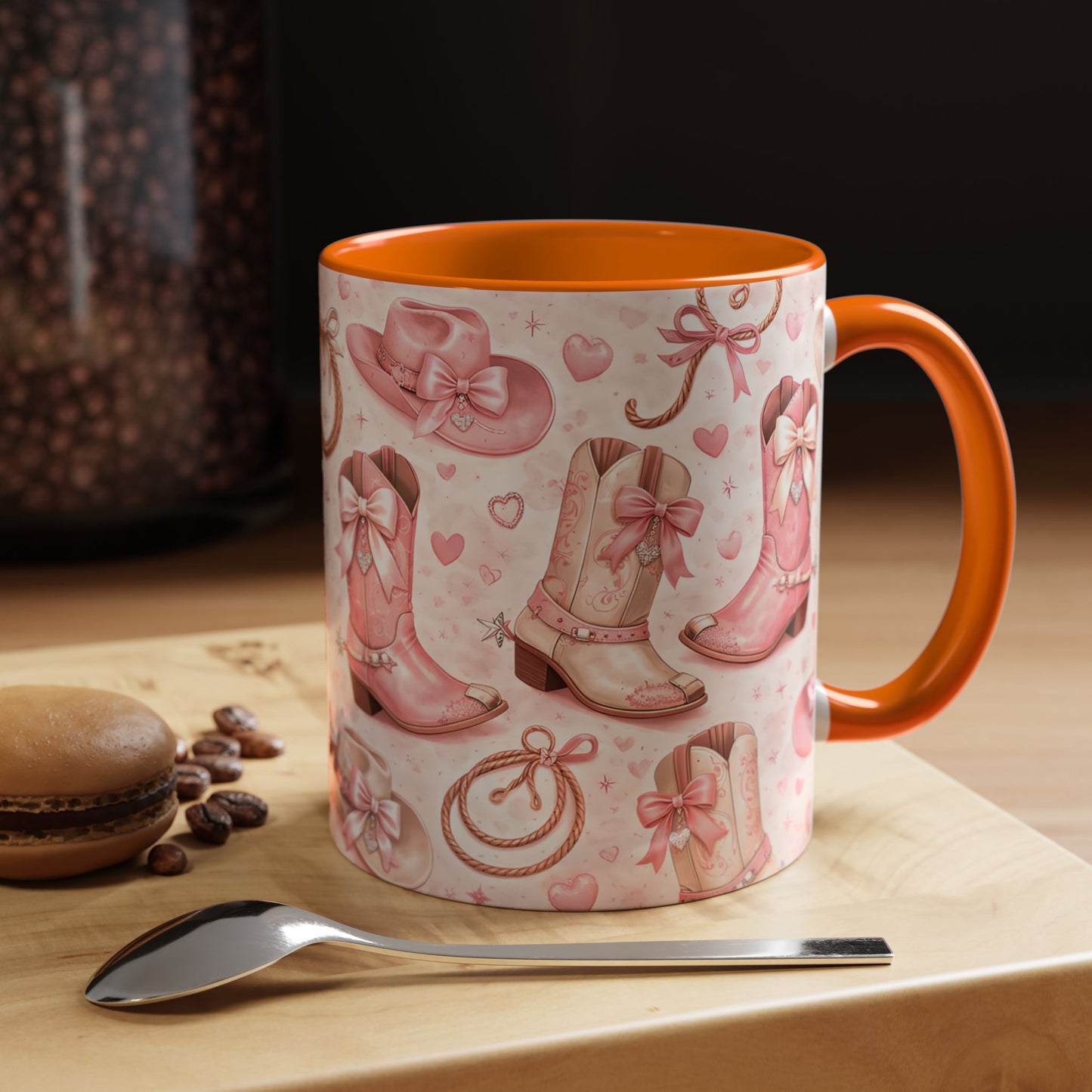 Pink Cowgirl Boot Mug