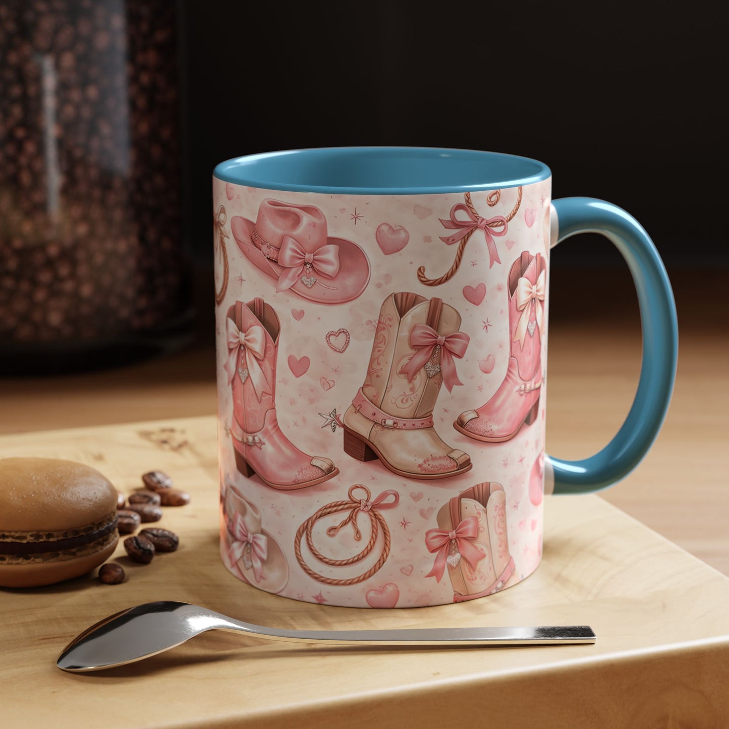 Pink Cowgirl Boot Mug